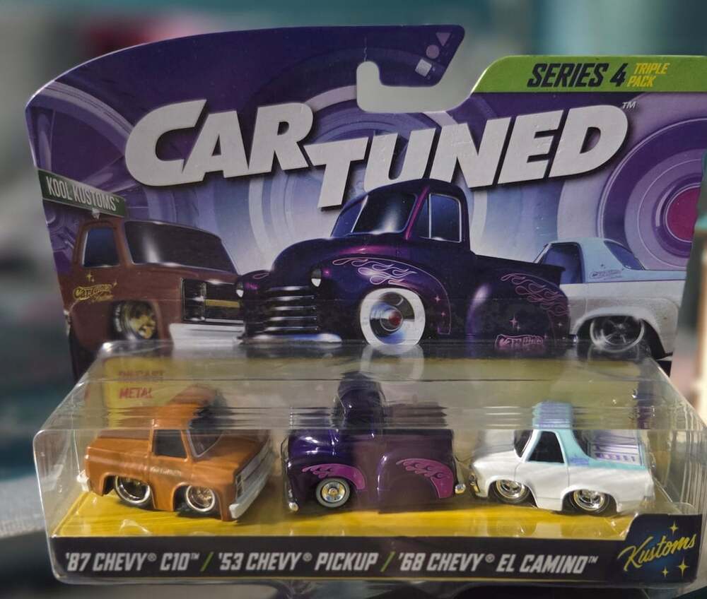 Cartuned Car Tuned Series 4 Triple Pack Chevy Diecast Set